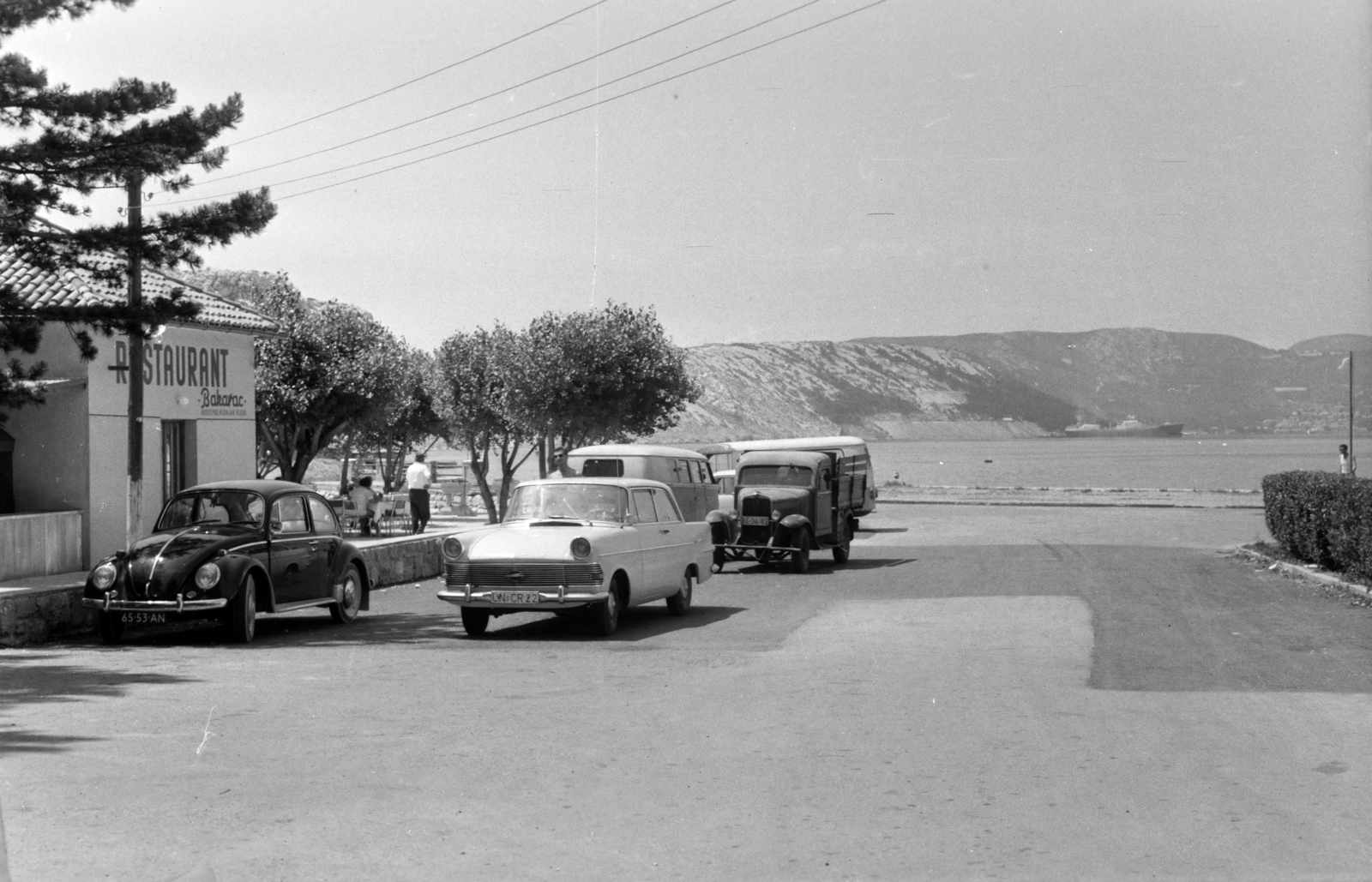 Croatia,Adriatic Sea, Restaurant Bakarac a tengeröböl partján., 1967, Gyulai Gaál Krisztián, Fortepan #262185