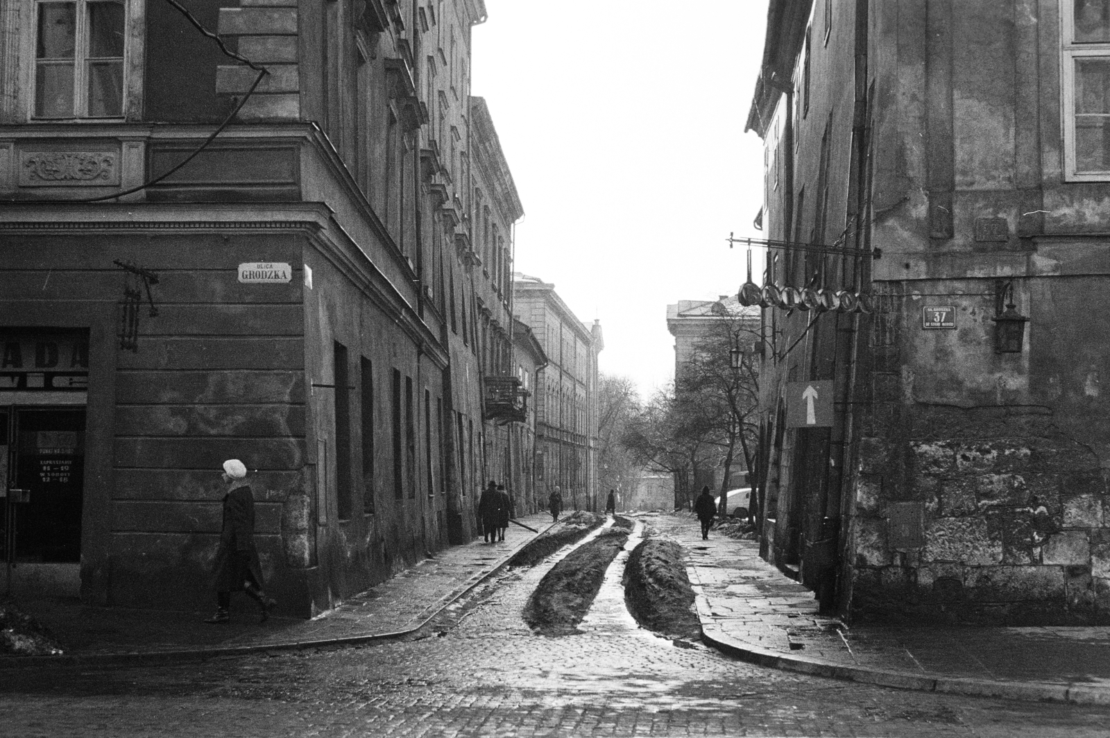 Lengyelország, Krakkó, ulica Grodzka, szemben az ulica Poselska., 1972, Gyulai Gaál Krisztián, Fortepan #262372