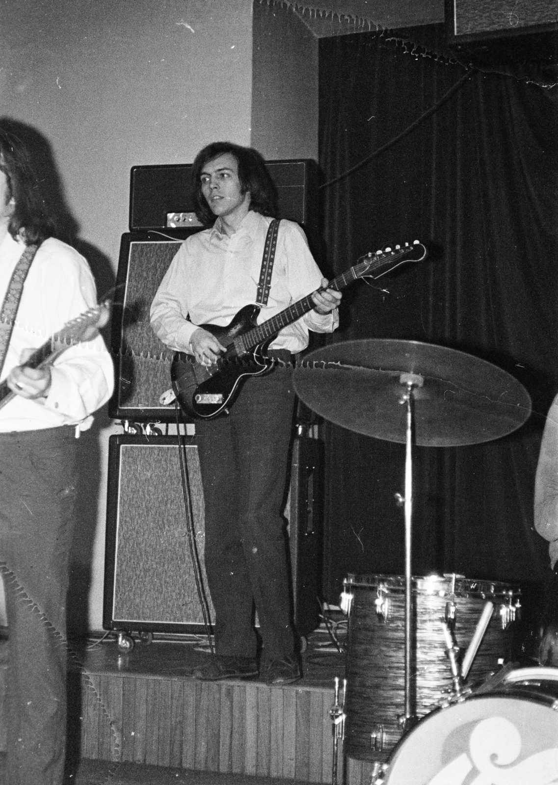 Hungary, Sztevanovity Dusán., 1970, Gyulai Gaál Krisztián, celebrity, guitar, musician, Fortepan #262394