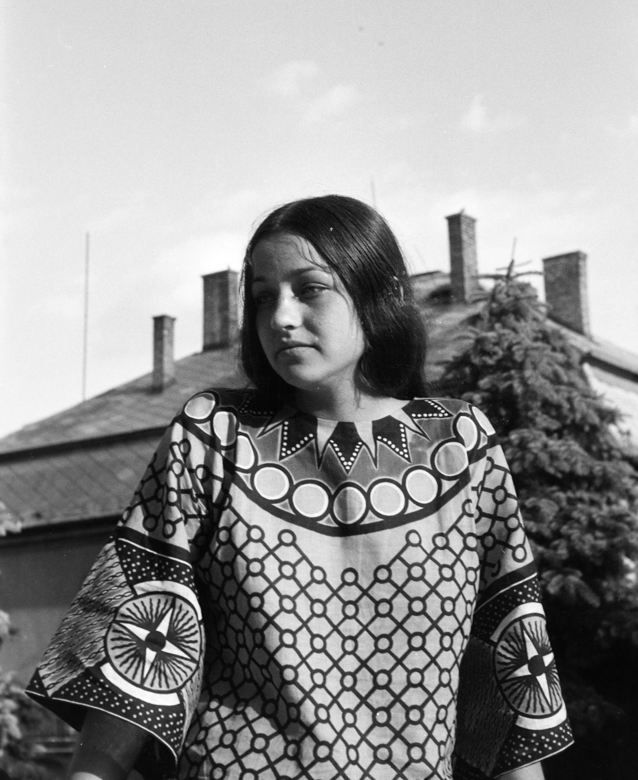 1970, Gyulai Gaál Krisztián, girl, blouse, Fortepan #262396