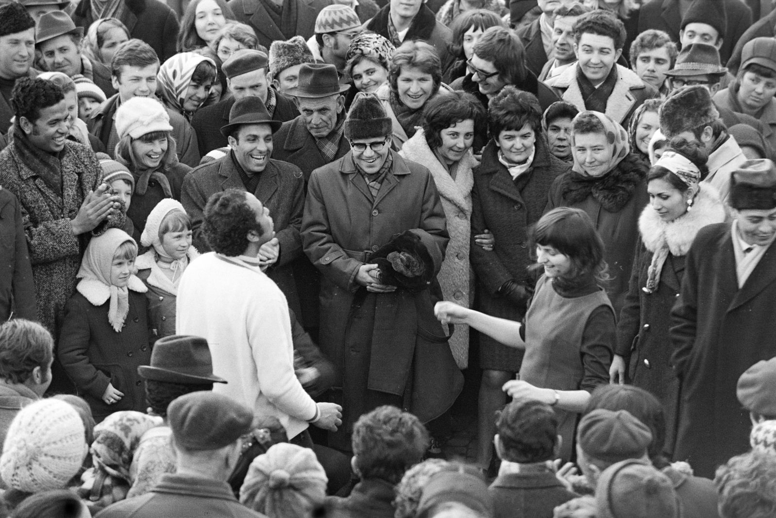 Hungary, Mohács, a felvétel a busójárás idején készült., 1974, Gyulai Gaál Krisztián, Fortepan #262555