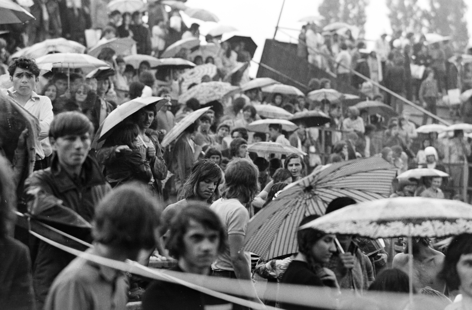 Hungary, Miskolc, DVTK-stadion, Rockfesztivál., 1973, Gyulai Gaál Krisztián, Fortepan #262614