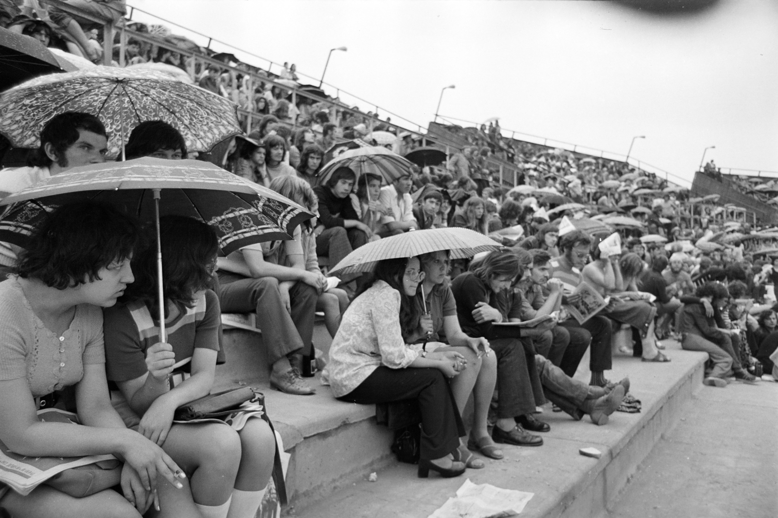 Hungary, Miskolc, DVTK-stadion, Rockfesztivál., 1973, Gyulai Gaál Krisztián, Fortepan #262653
