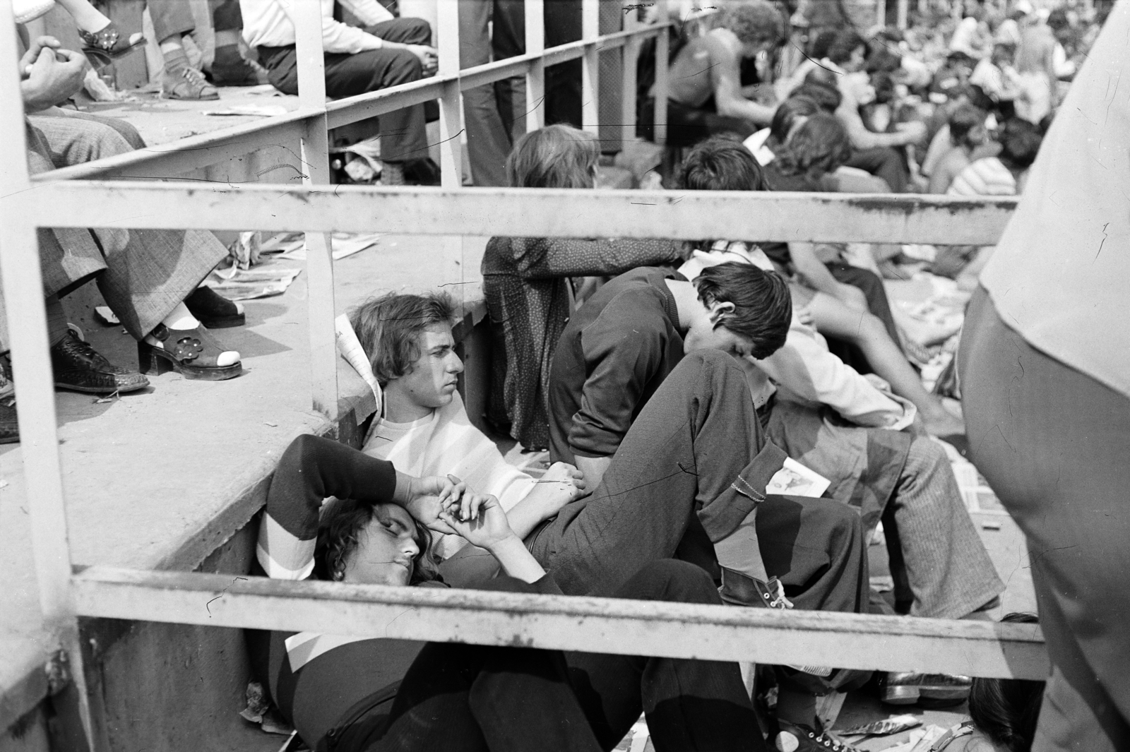 Hungary, Miskolc, DVTK-stadion, Rockfesztivál., 1973, Gyulai Gaál Krisztián, Best of, Fortepan #262655