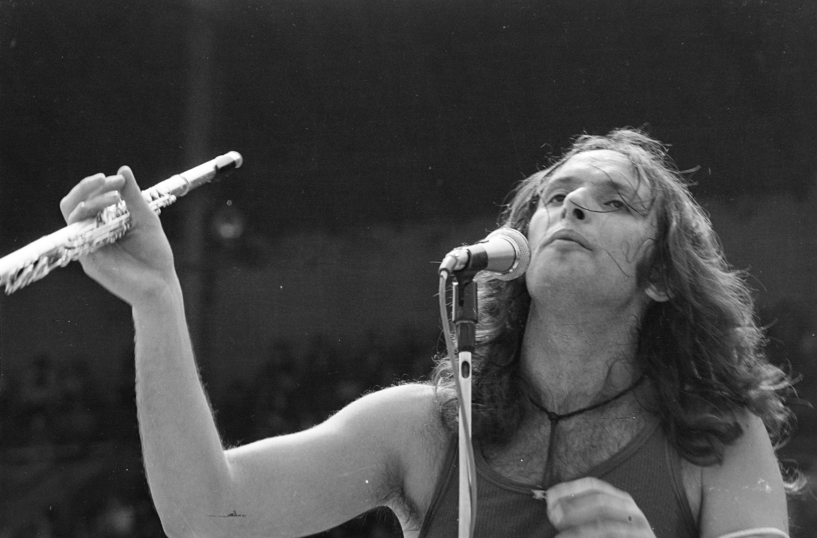 Hungary, Miskolc, DVTK-stadion, Rockfesztivál. Török Ádám., 1973, Gyulai Gaál Krisztián, Fortepan #262656