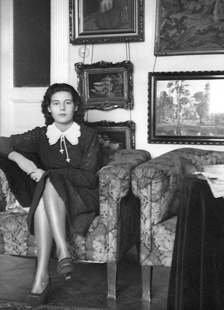 1940, Pohl Pálma, painting, woman, Fortepan #26269