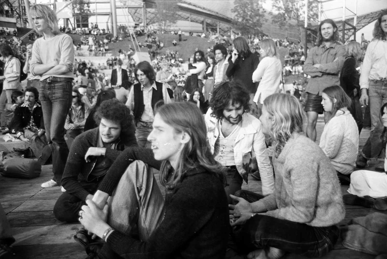 Németország, München, Olimpiai Park, Coubertinplatz., 1975, Gyulai Gaál Krisztián, NSZK, Fortepan #262810