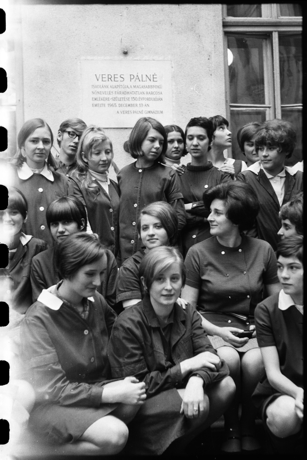 1968, Ránki Júlia, class photo, Fortepan #263054