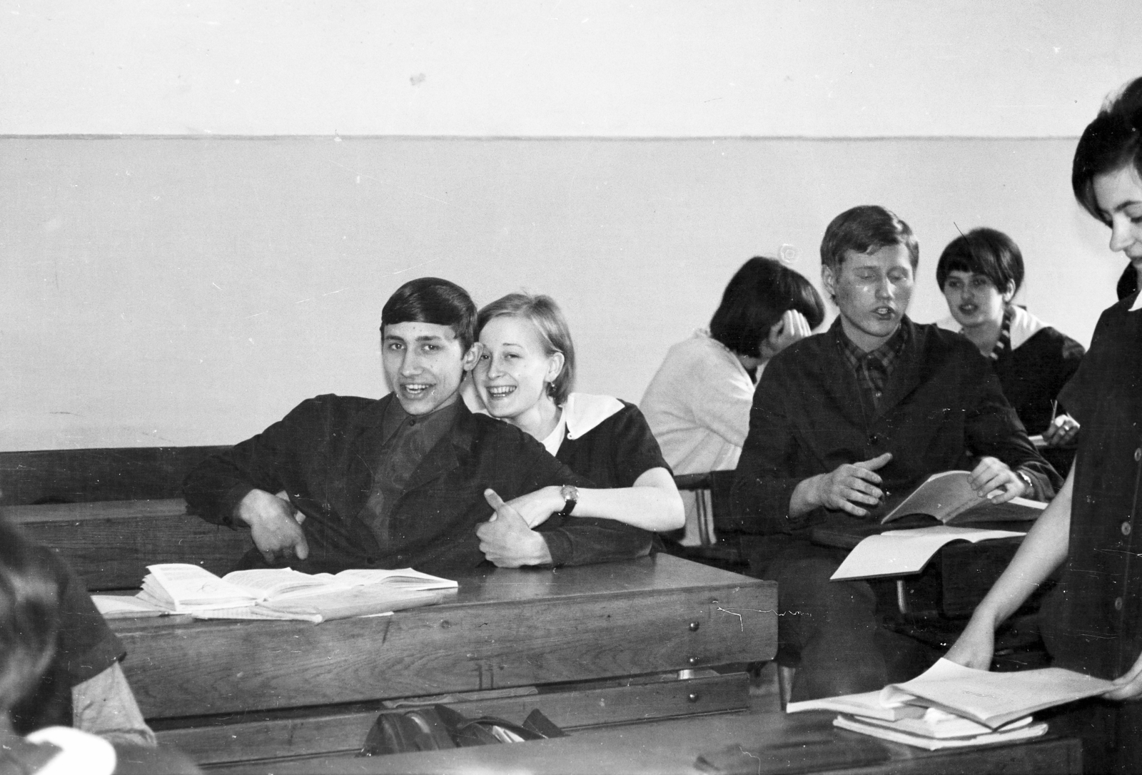 1968, Ránki Júlia, classroom, fun, student, Fortepan #263064