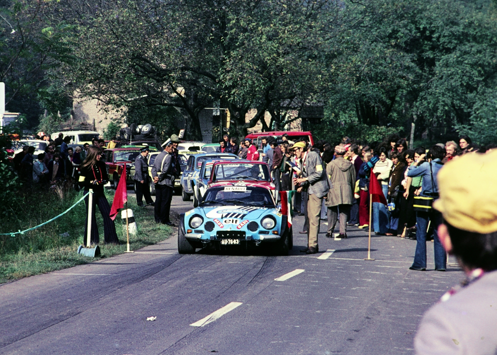 1981, Lorkó Fanni, number plate, colorful, Alpine A110, Fortepan #263239