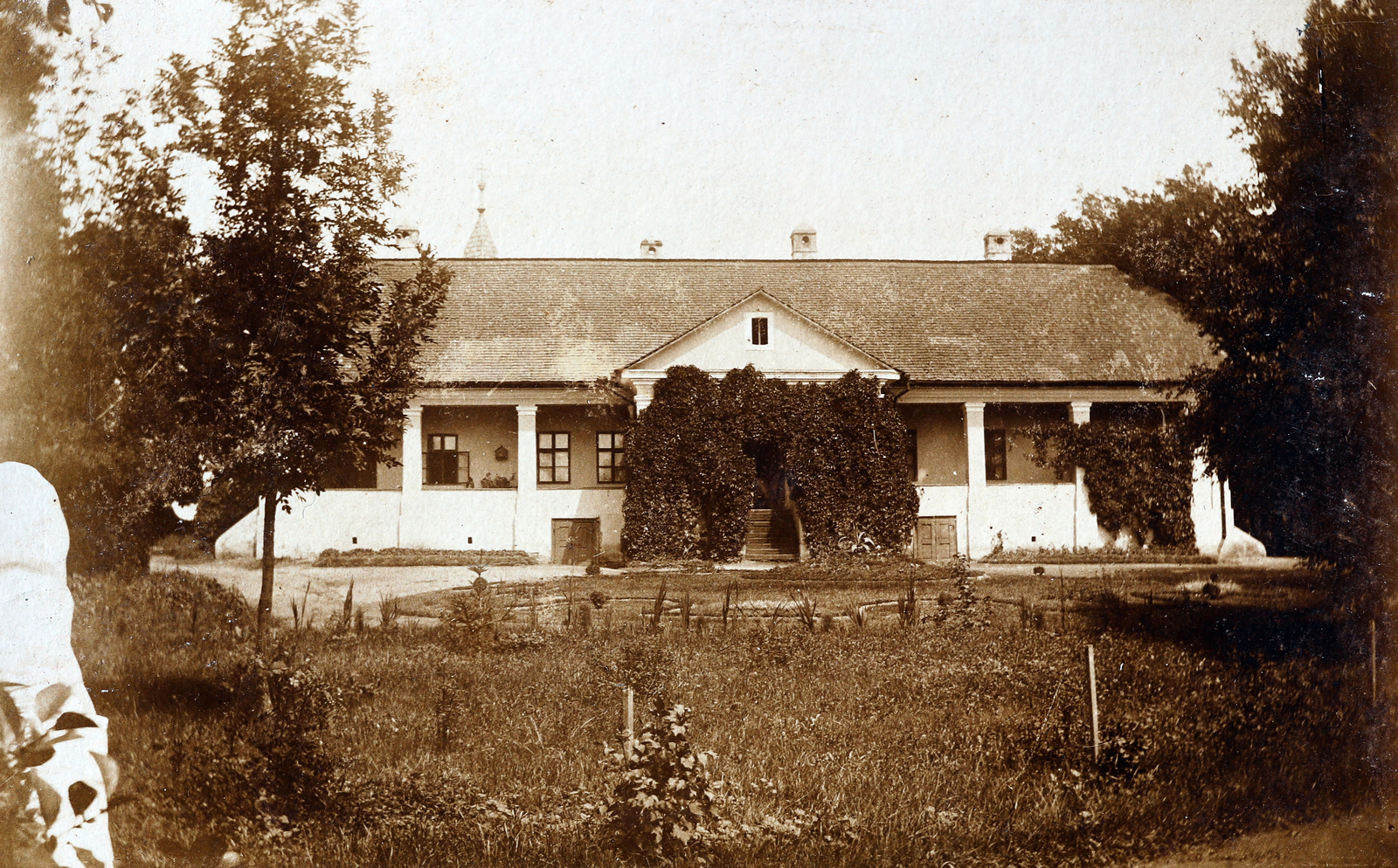1912, Zichy kúria, Zala, kúria, Fortepan #263559