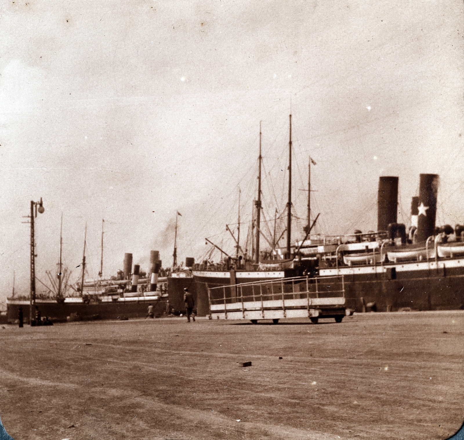 1911, Zichy kúria, Zala, steamboat, port, Fortepan #263652
