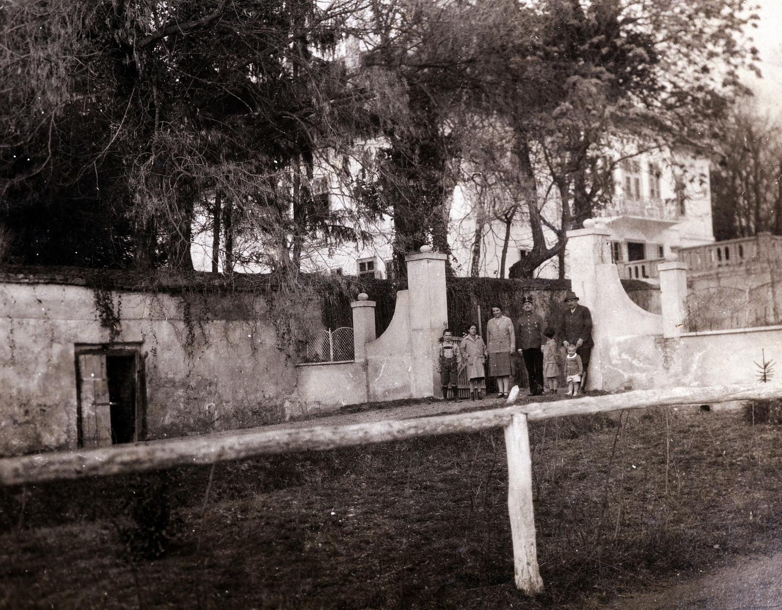 1911, Zichy kúria, Zala, family, Fortepan #263686