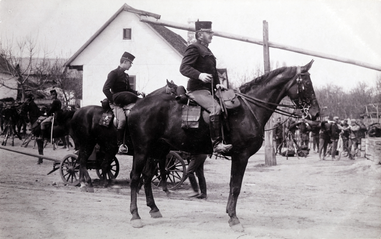 1912, Zichy kúria, Zala, rider, Fortepan #263880