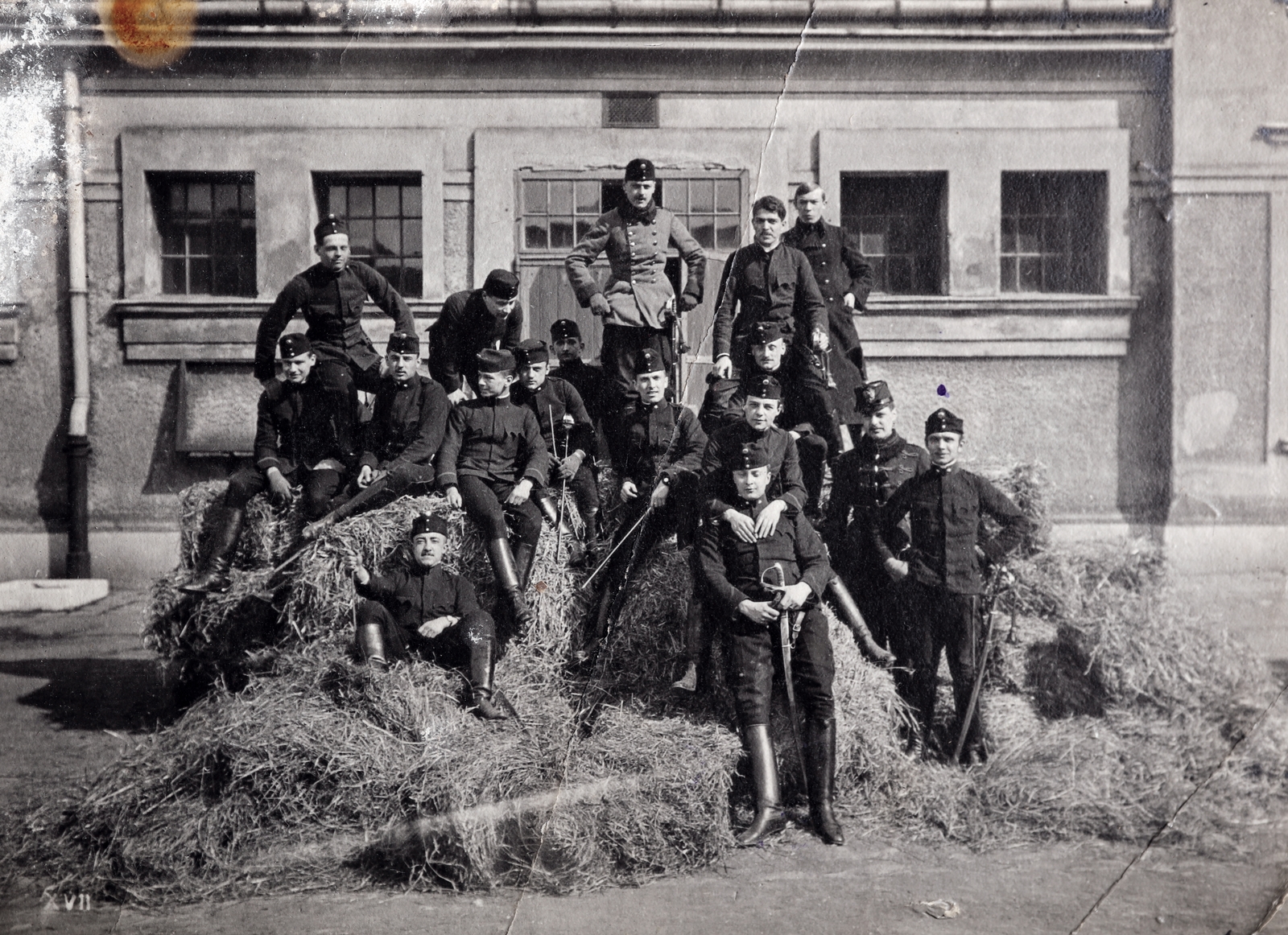 1911, Zichy kúria, Zala, sword, tableau, cadet, Fortepan #263943