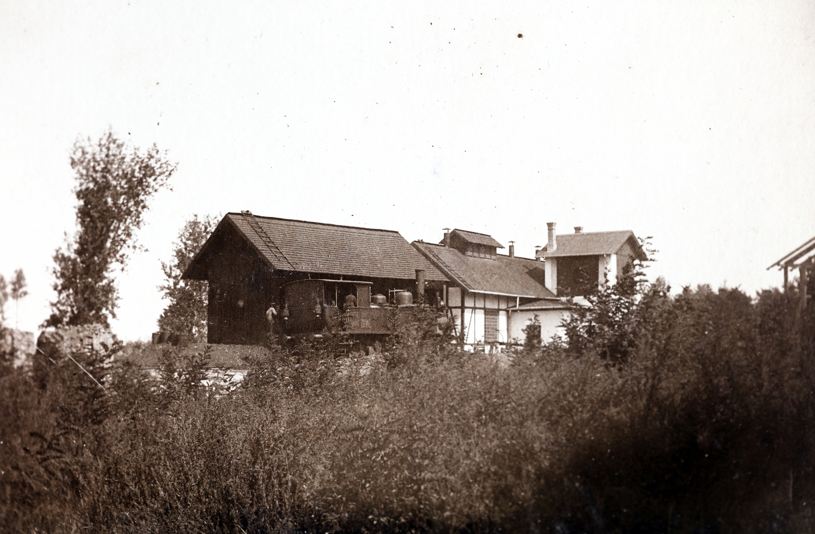 1913, Zichy kúria, Zala, steam locomotive, Fortepan #263974