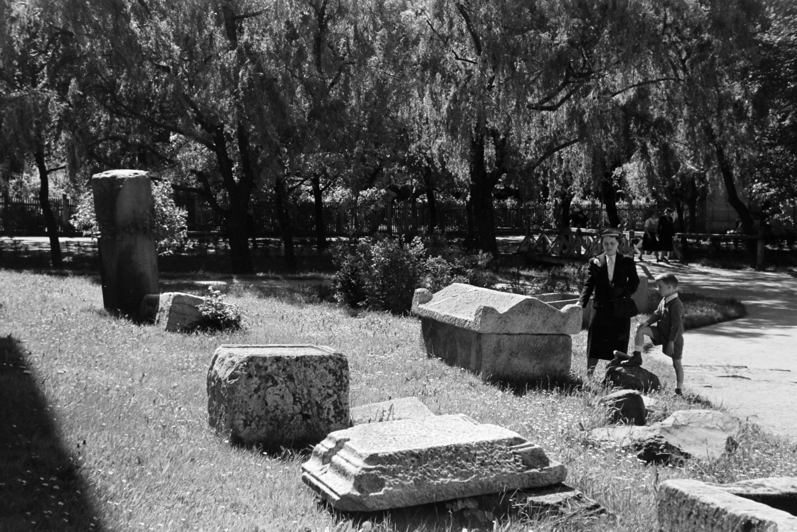 1938, Nagy István, cemetery, Roman Empire, Fortepan #264175