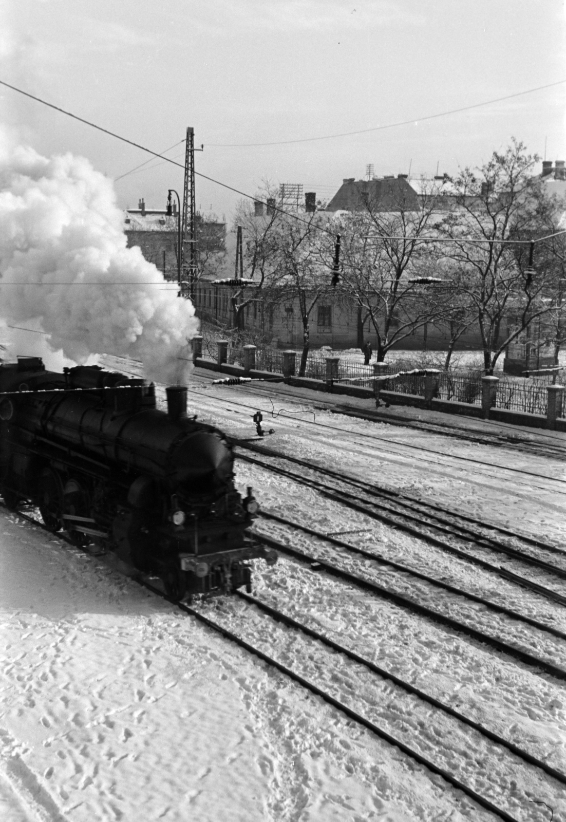 1939, Nagy István, Nagy József, gőzmozdony, Fortepan #264262