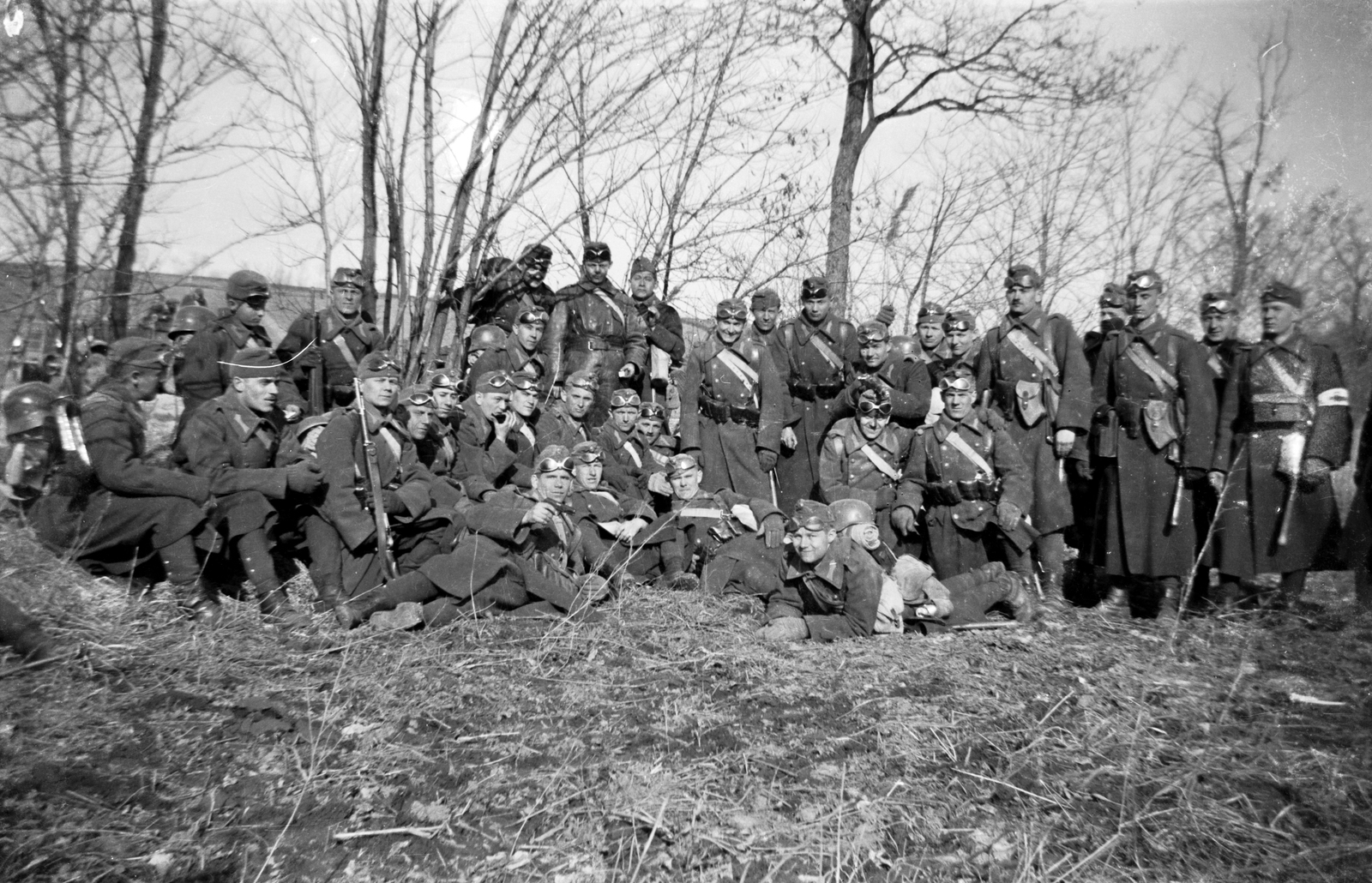 1942, Ladinek Viktor, tableau, Fortepan #264621