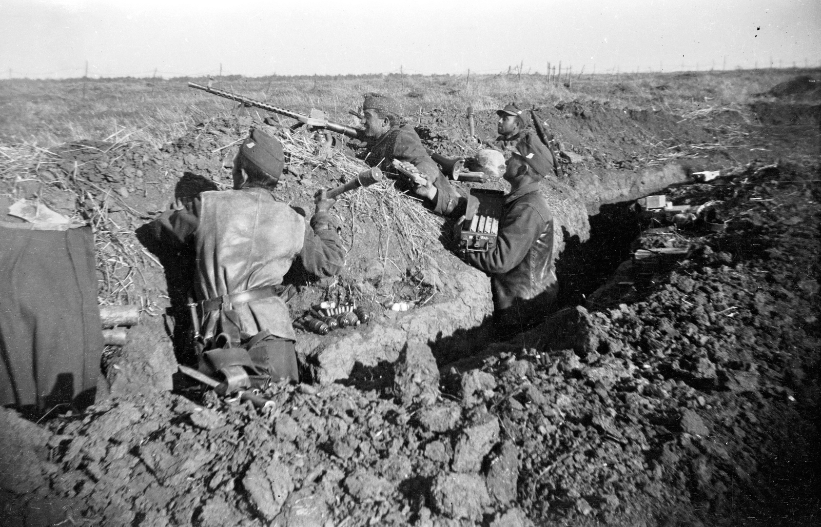 1942, Ladinek Viktor, eastern front, Fortepan #264722