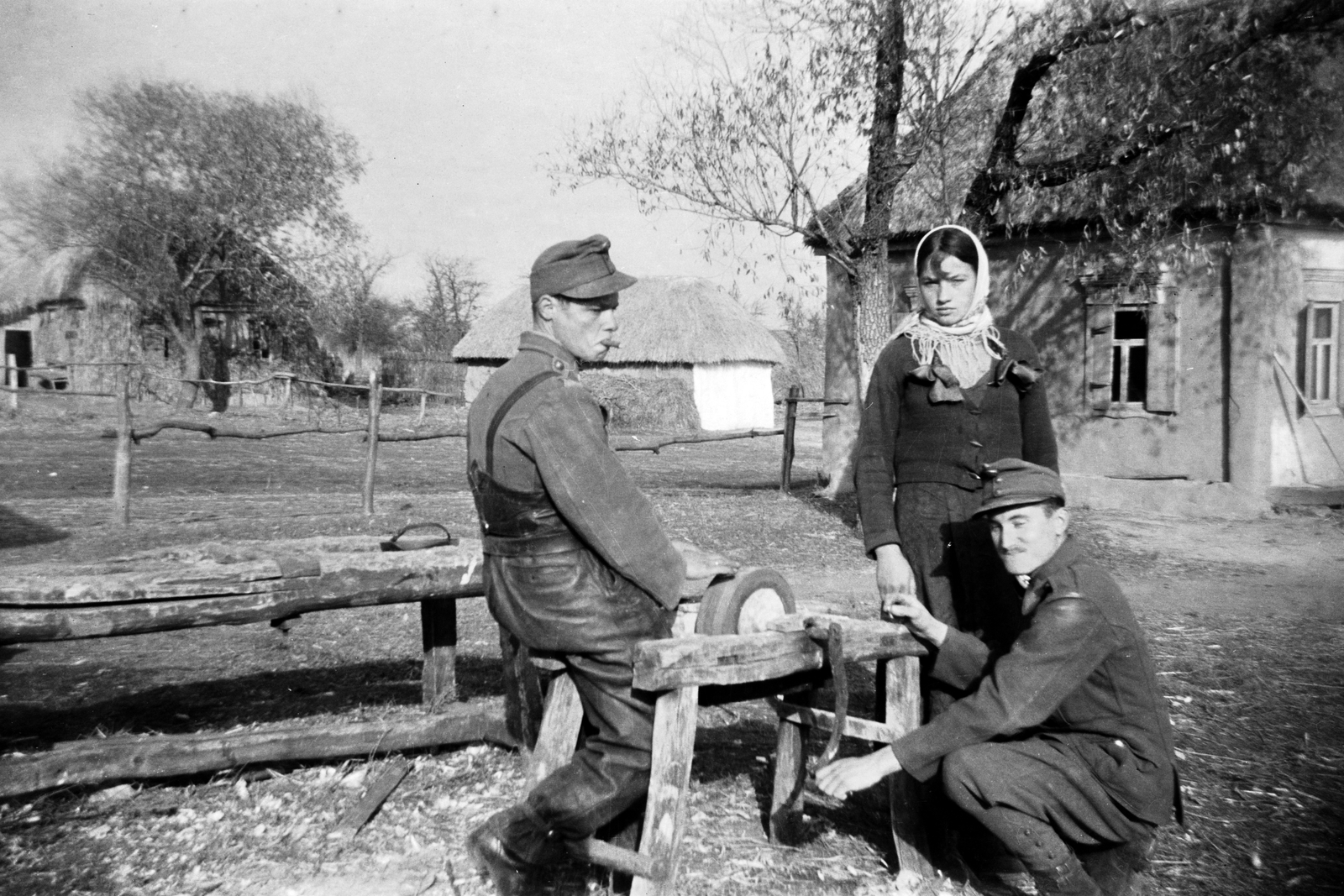 1942, Ladinek Viktor, eastern front, Fortepan #264743