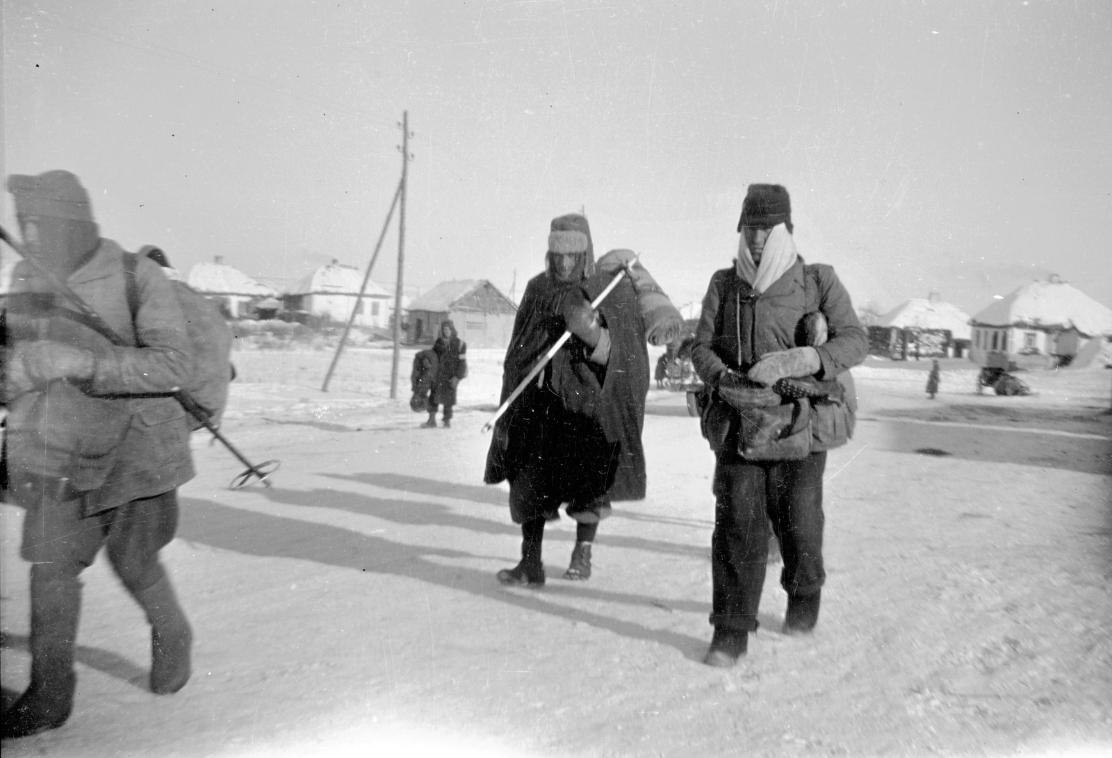 Russia, a felvétel 2. magyar hadsereg egységeinek visszavonulása közben készült., 1943, Ladinek Viktor, second World War, Fortepan #264774