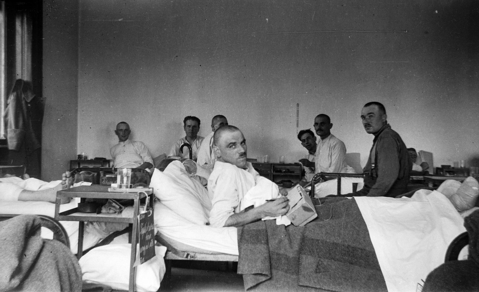 Hungary, Kaposvár, a felvétel az 533 számú hadikórházban készült., 1943, Ladinek Viktor, military healthcare facility, Fortepan #264789