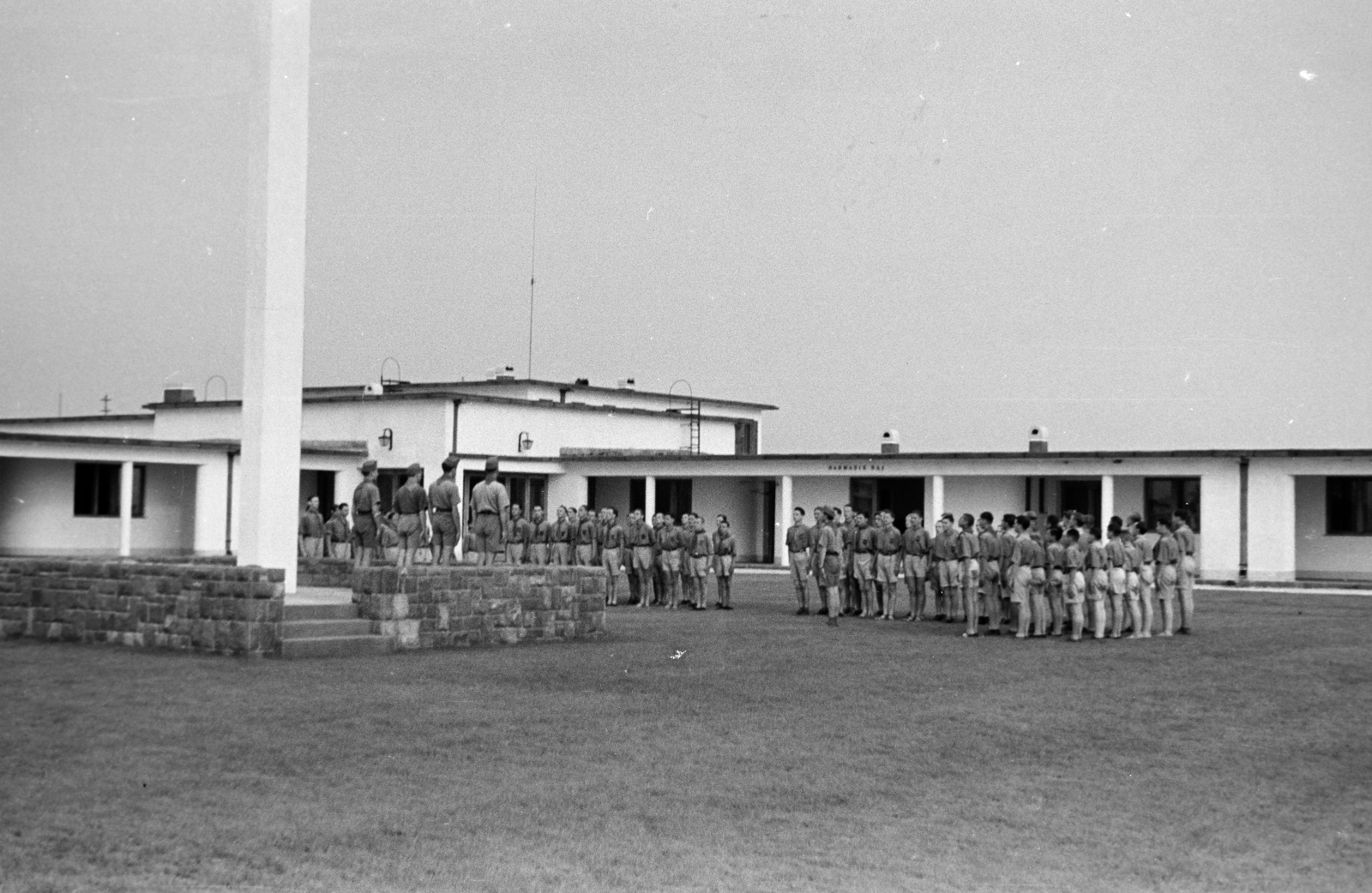 Magyarország, Balatonboglár, a Magánalkalmazottak Biztosító Intézetének "Teleki Pál" fiúüdülője., 1943, Horváth József, Fortepan #265024