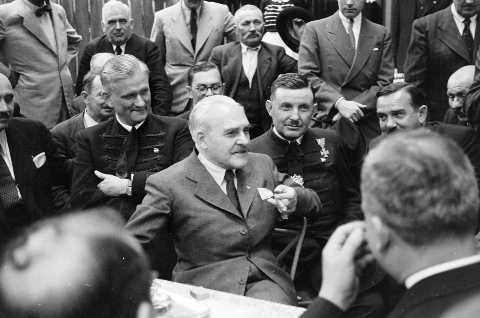 1940, Horváth József, medal, celebrity, Fortepan #265051
