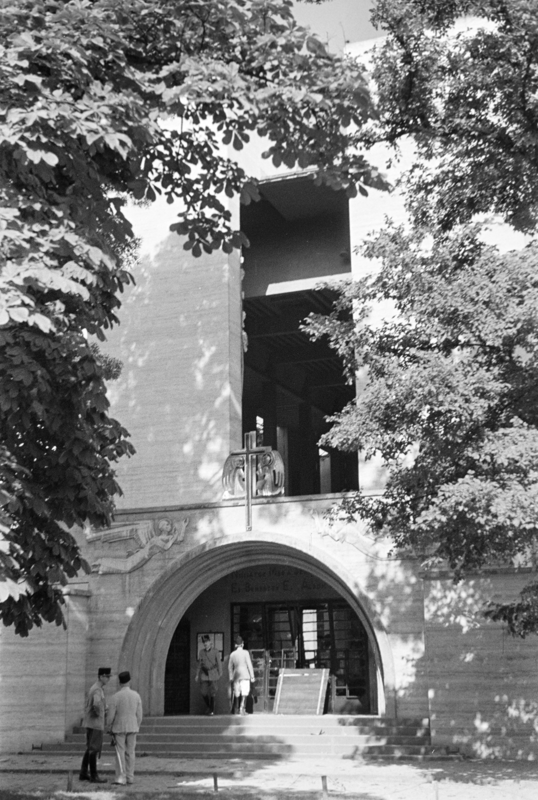 Hungary, Városmajor, Budapest XII., Jézus Szíve-templom., 1942, Horváth József, Budapest, Fortepan #265115