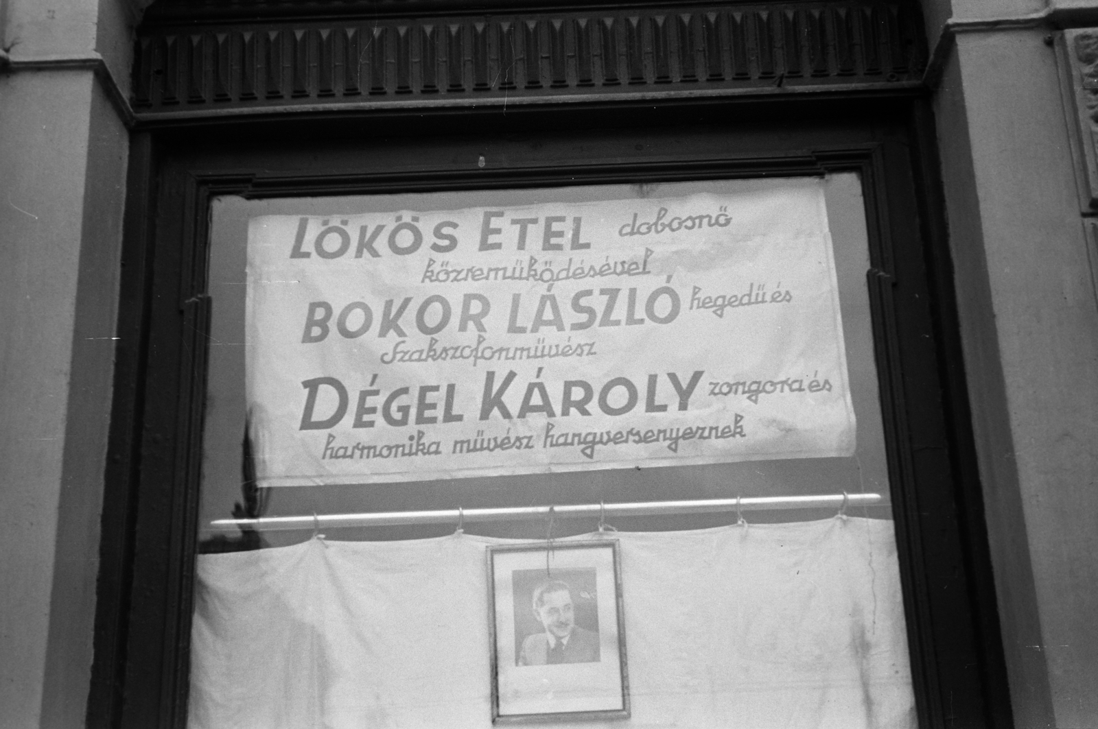 1940, Horváth József, poster, Fortepan #265380
