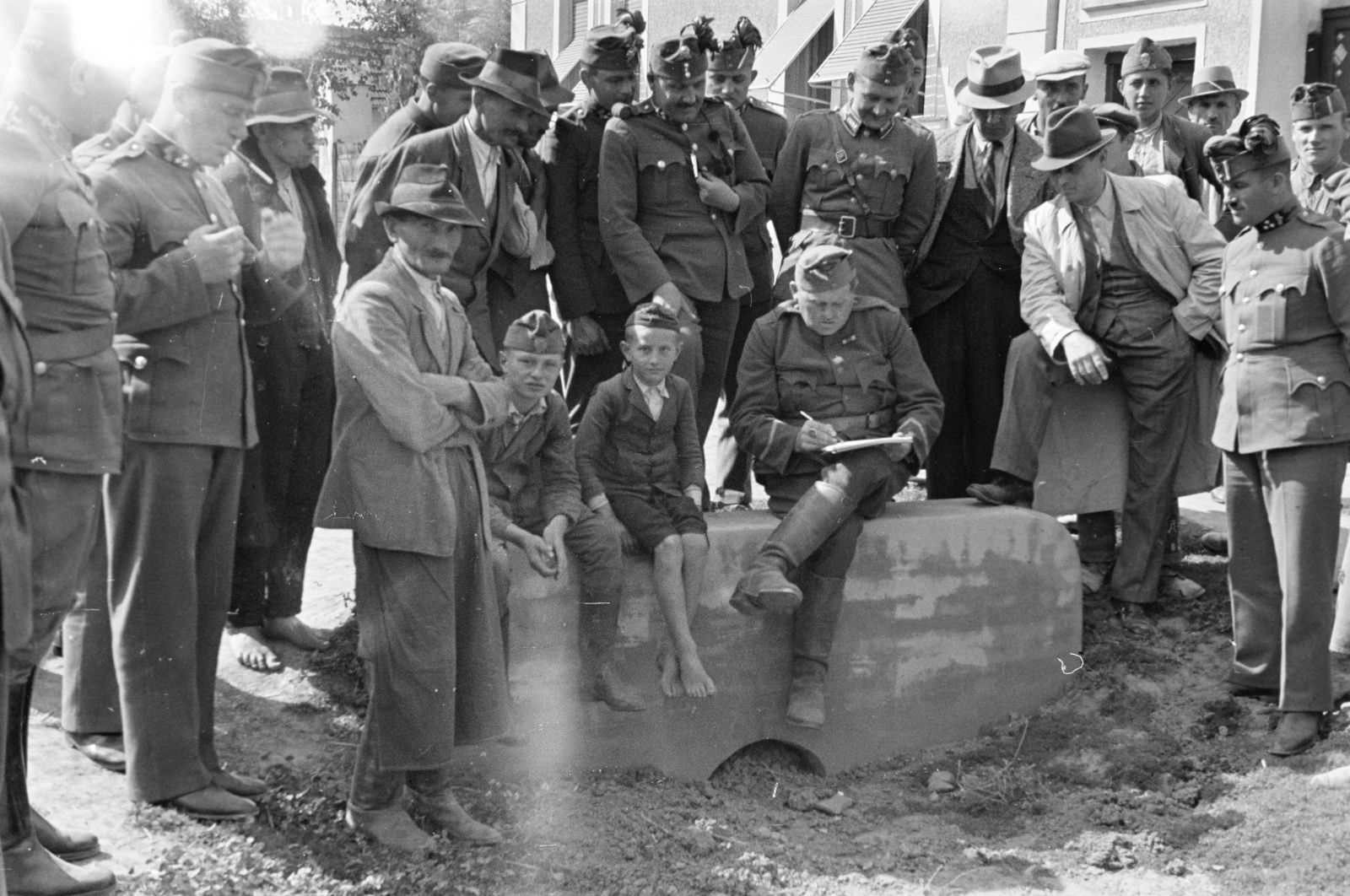 Romania,Transylvania, Észak-Erdély, a felvétel a magyar csapatok bevonulása idején készült., 1940, Horváth József, Fortepan #265429