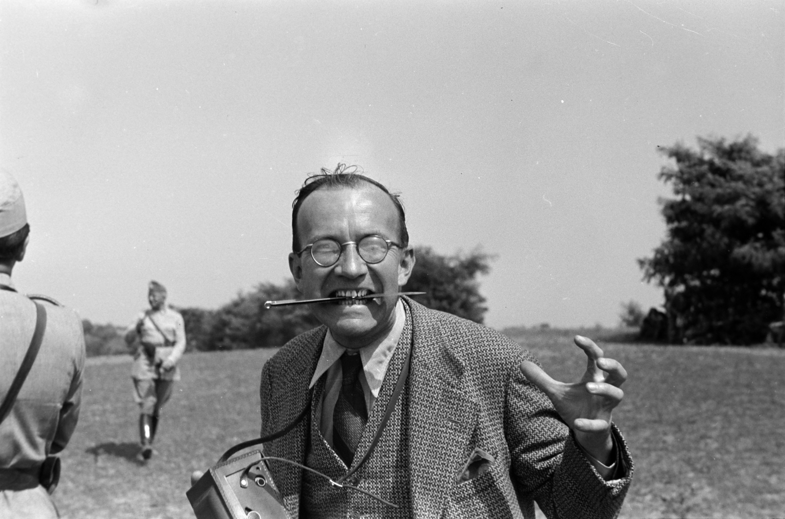 1940, Horváth József, Best of, grimace, Fortepan #265483
