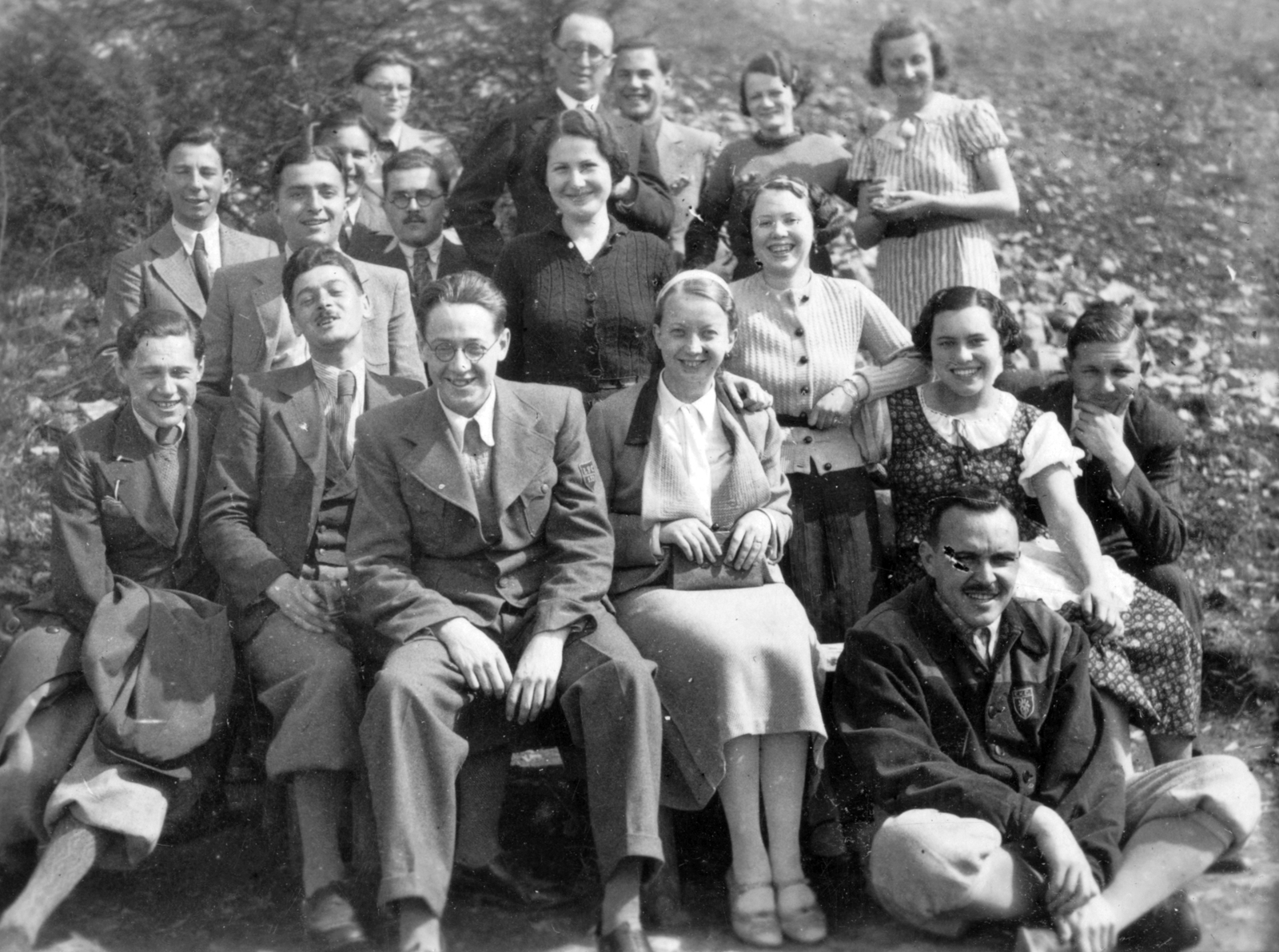 1940, Kösztler Ildikó, tableau, Fortepan #26557