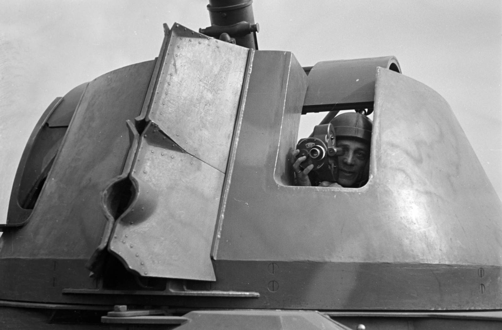 1940, Horváth József, movie camera, Fortepan #265605