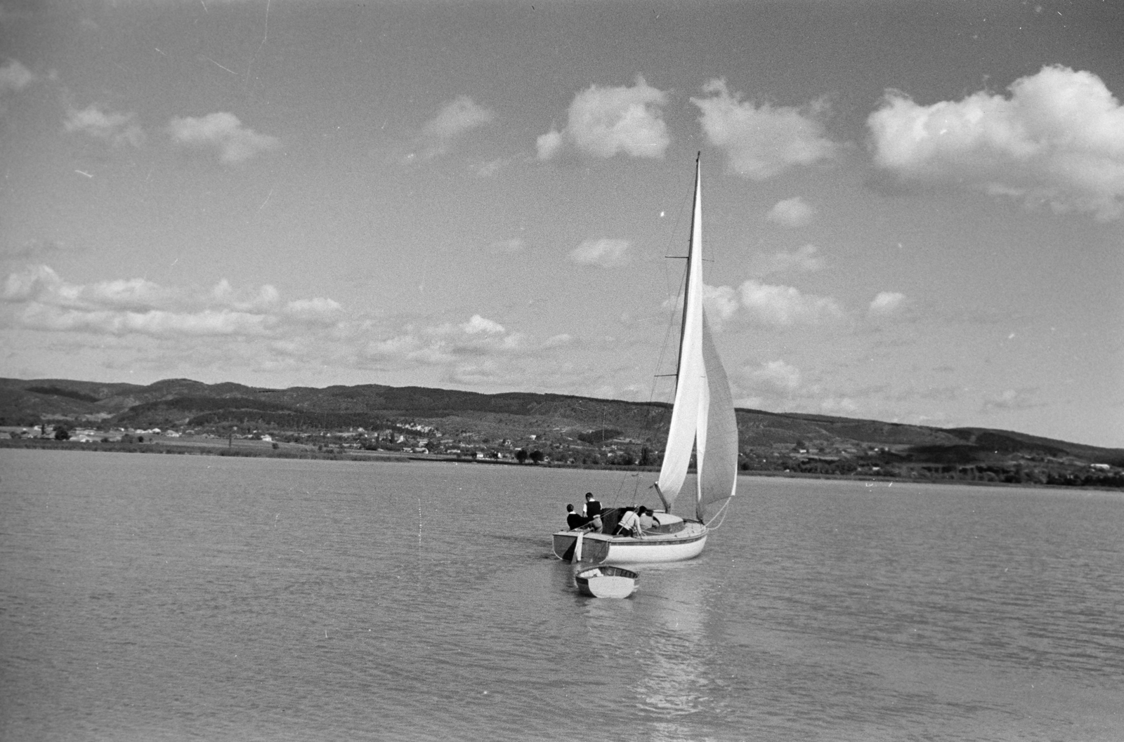 1959, Horváth József, sailboat, Fortepan #265744