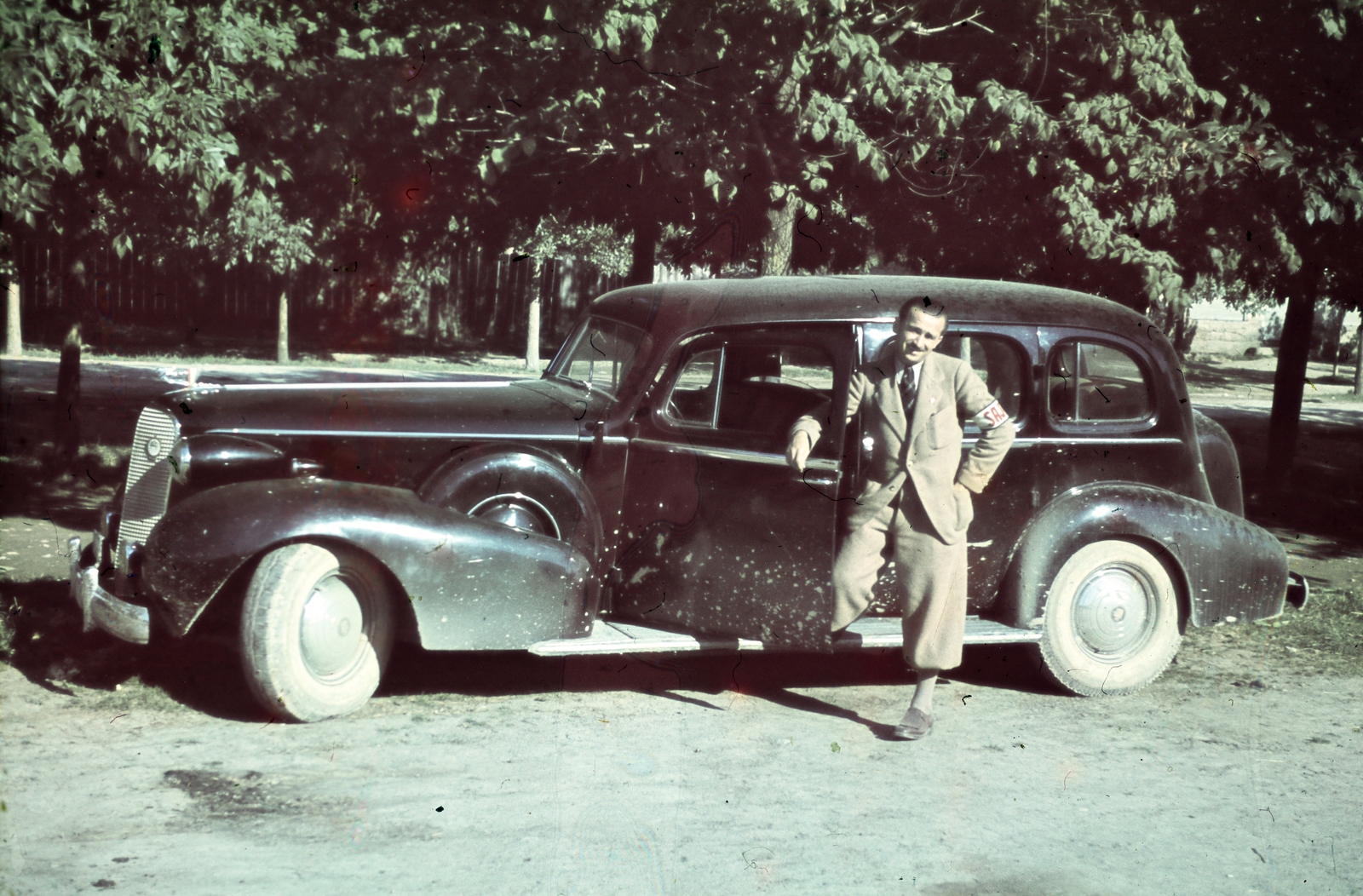 1940, Horváth József, Cadillac-brand, colorful, automobile, Fortepan #265858