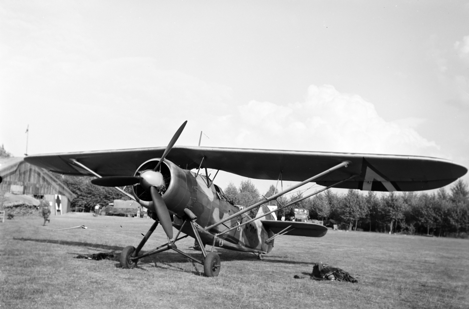 1938, Horváth József, felségjelzés, repülőgép, Heinkel He 46, sólyom, MKHL, Heinkel-márka, terepminta, magyar légierő, csillagmotor, Fortepan #265988