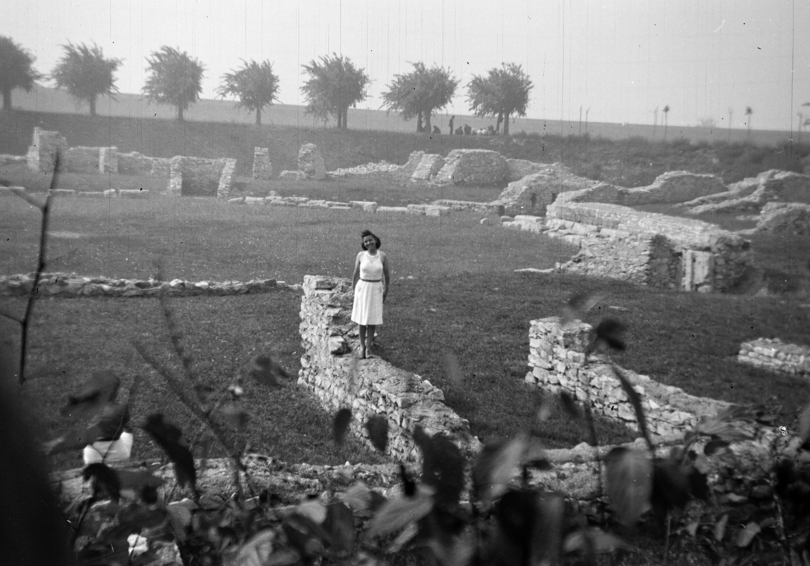 Hungary, Aquincum, Budapest III., polgárvárosi amfiteátrum., 1936, Horváth József, Budapest, Roman Empire, ruins, Fortepan #266054