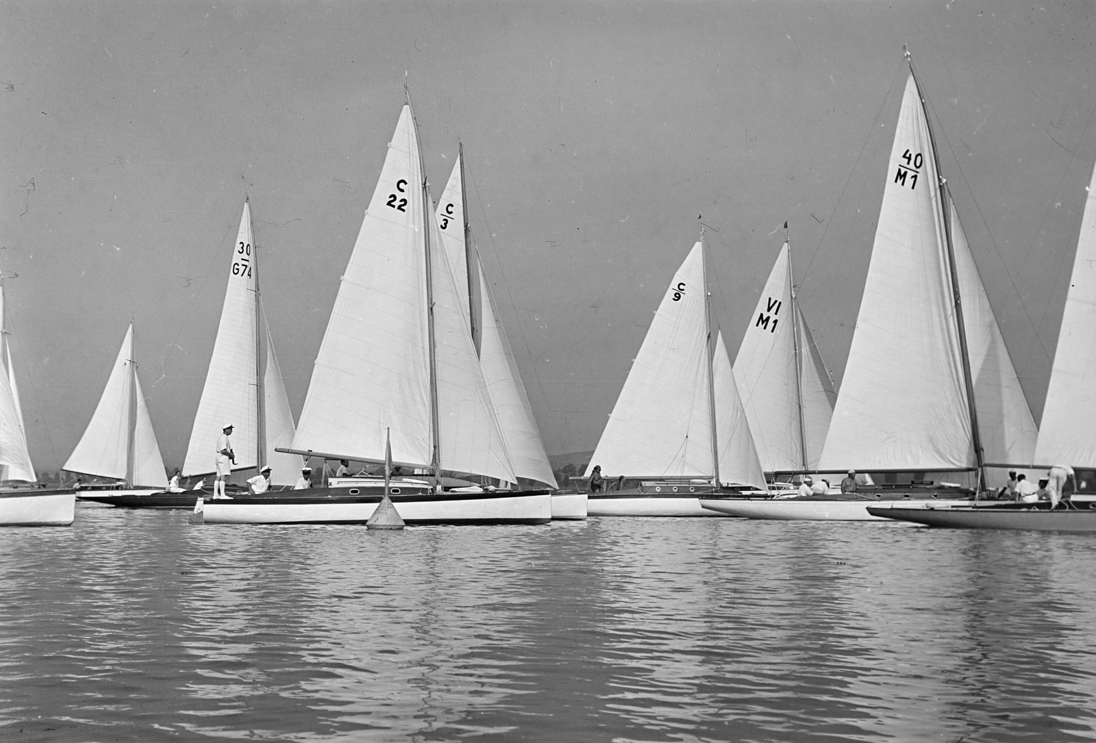 1939, Horváth József, sailboat, yacht racing, Fortepan #266066