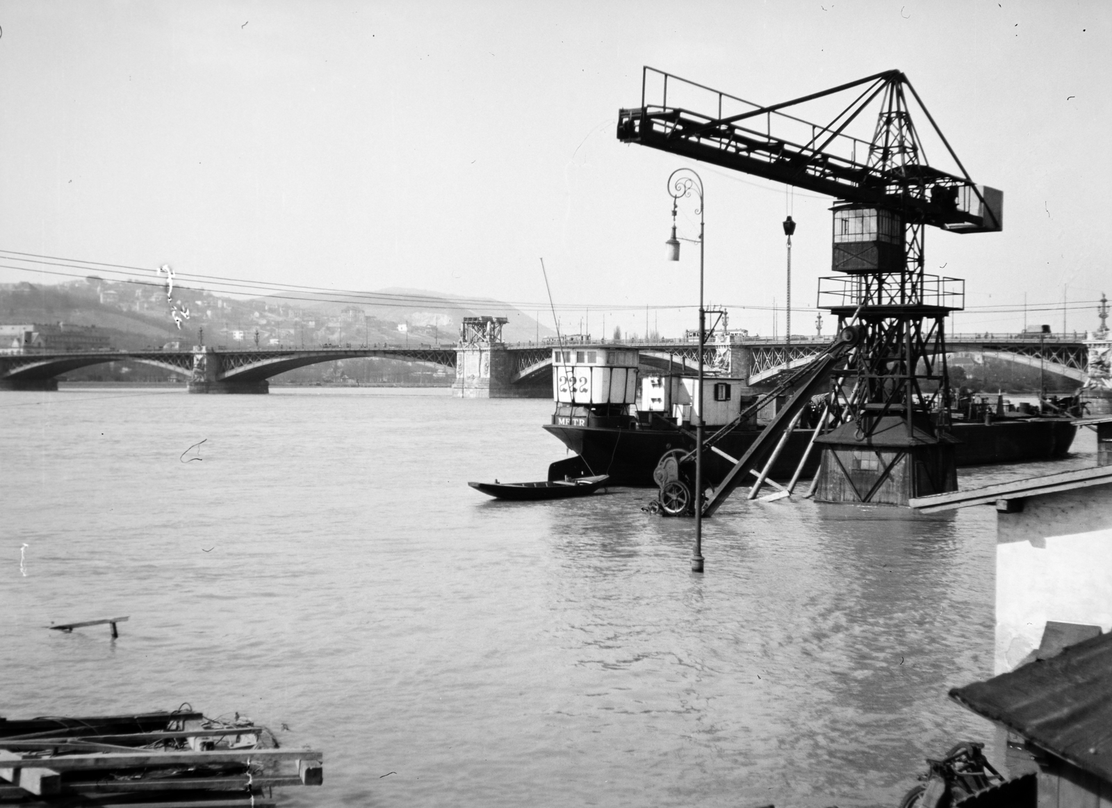 1939, Vízkelety László, crane, Fortepan #266355