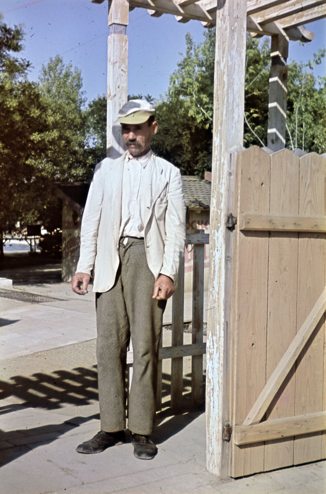 1941, Ábrahám Katalin és László, portré, színes, Fortepan #266540