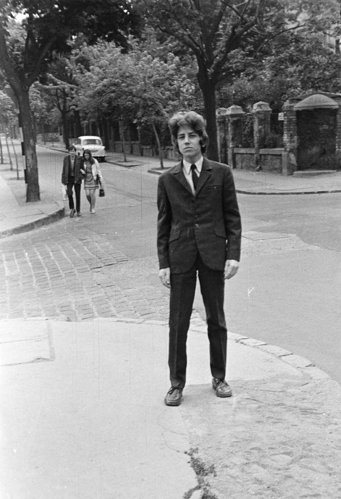 Hungary, Budapest XI., Ménesi út, a felvétel a Szüret utcai kereszteződésnél készült., 1970, Ábrahám Katalin és László, Budapest, portrait, Fortepan #266732