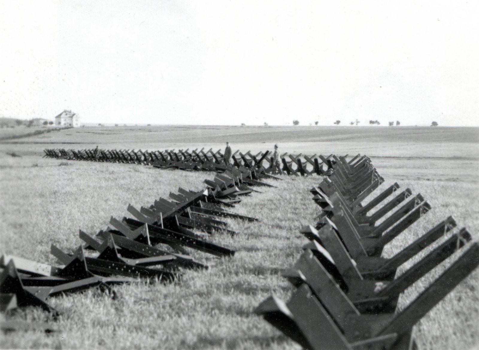 1942, Mihályi Balázs, tank trap, eastern front, Fortepan #266753