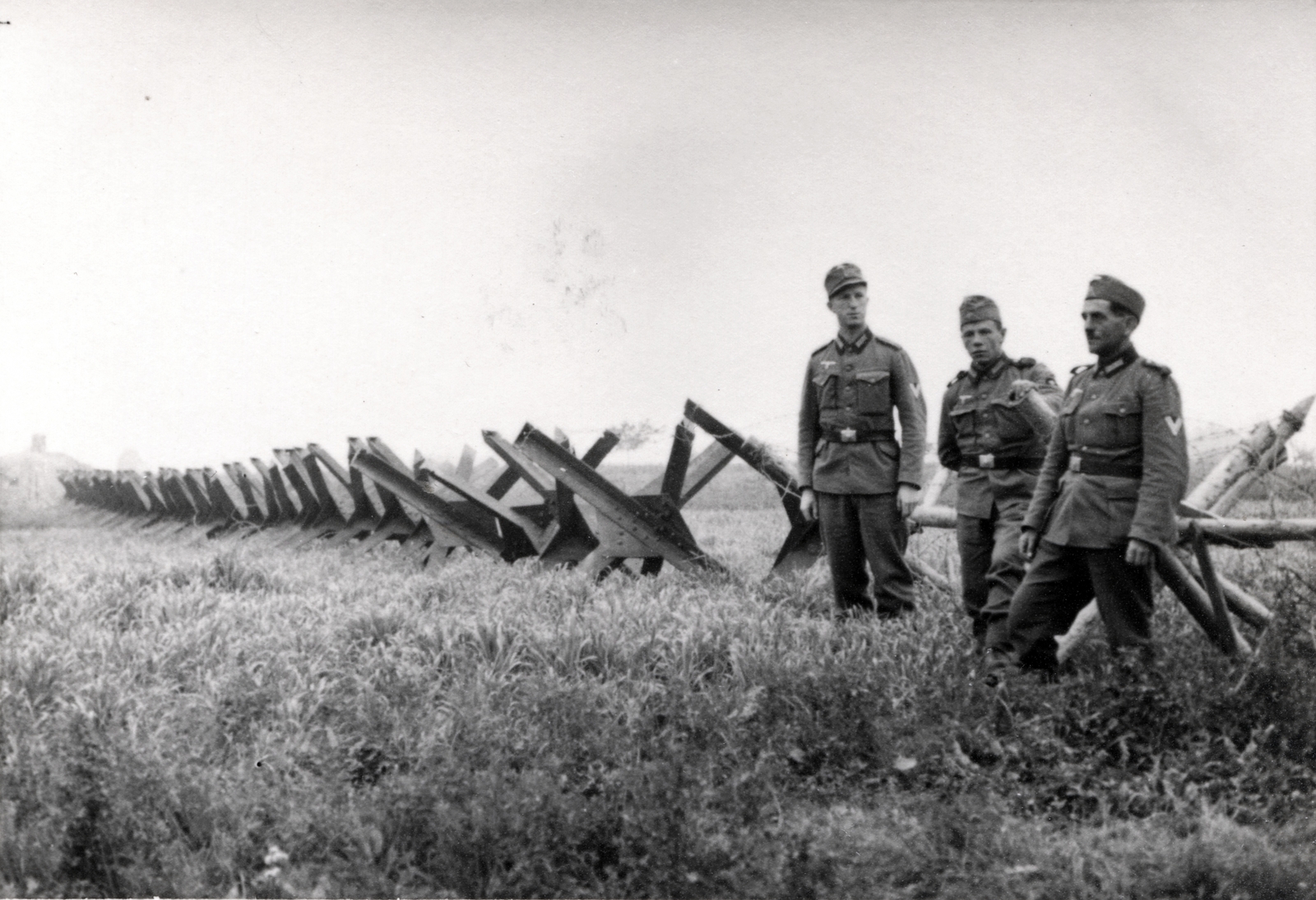 1942, Mihályi Balázs, tank trap, eastern front, Fortepan #266755