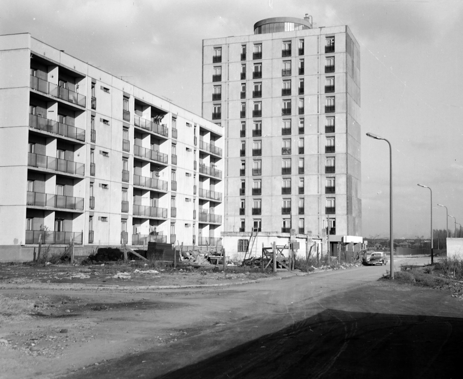 Hungary, Uránváros, Pécs, Páfrány utca., 1968, Pluhár Gábor, Fortepan #267061