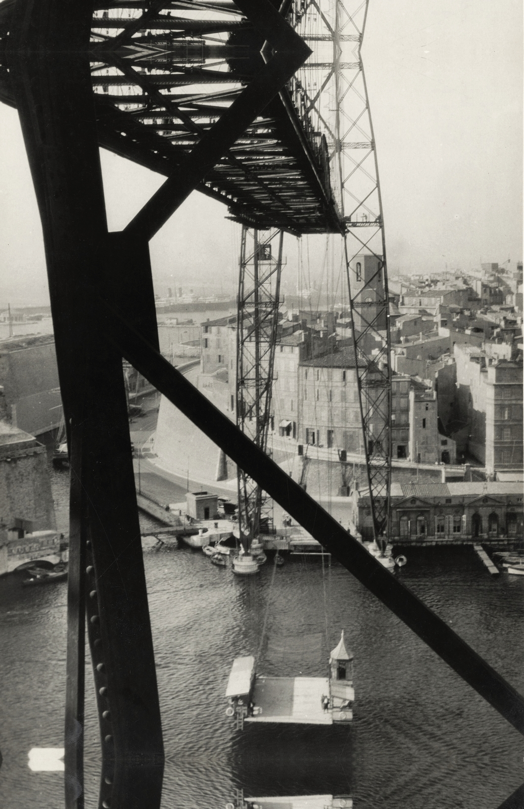 France, Marseille, Moholy-Nagy László: Pont transbordeur de Marseille., 1926, Fortepan/Album077, Fortepan #267133