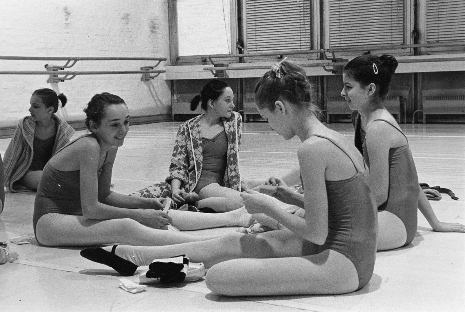 1980, Szentkuthy Ibolya, balerina, balettcipő, Fortepan #267460