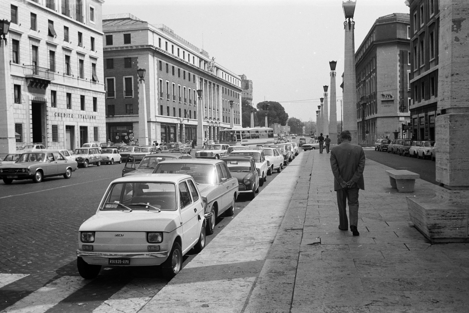Italy, Rome, Via della Conciliazione., 1974, Kovács Annamária, Fortepan #267685