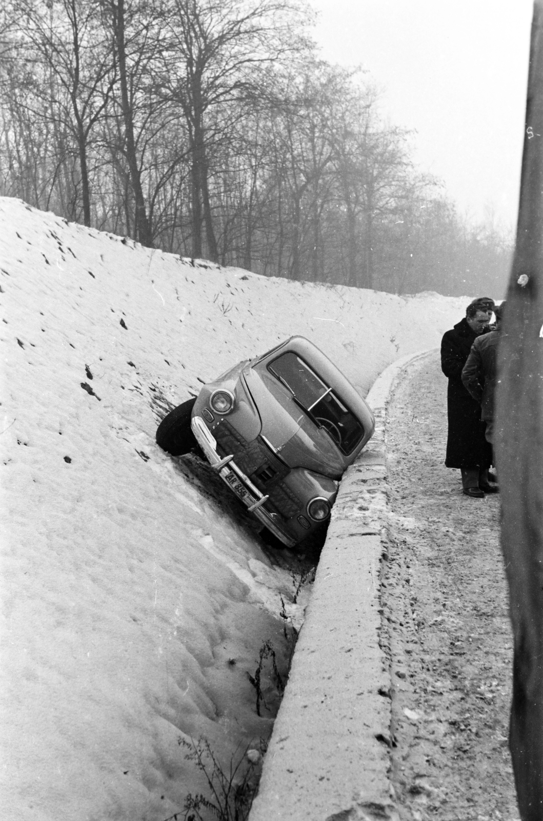1955, Bolvári László, accident, Fortepan #267748